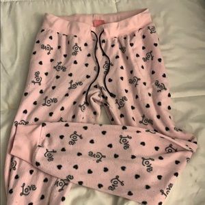 Pink Pajama Joggers
